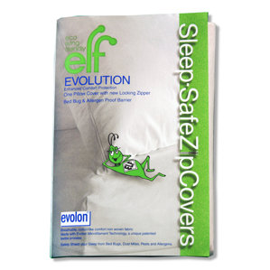 Evolon?, Allergen, Bed Bug and Dust Mite Proof Pillow Zip Cover by Sleep Safe Bedding