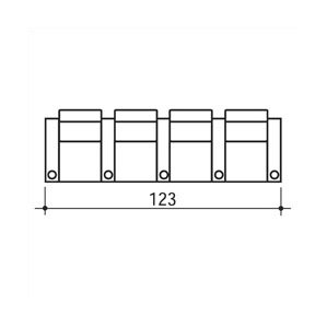 Deco Penthouse Home Theater Lounger (Row of 4) by Bass