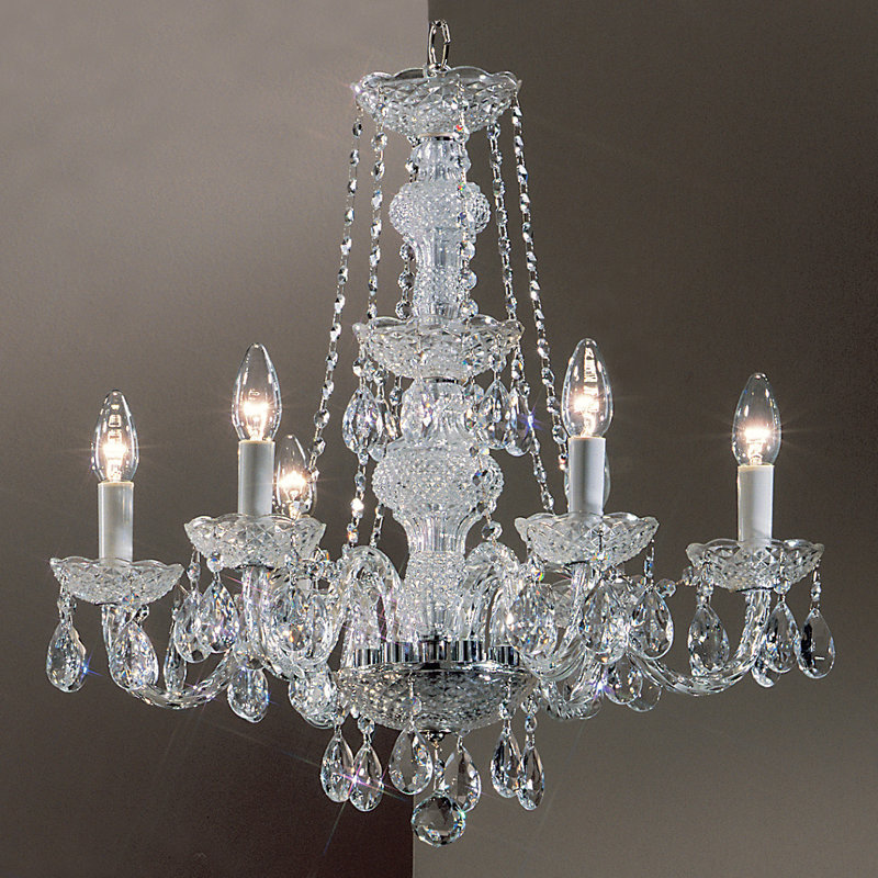 Classic Lighting Monticello 6 Light Crystal Chandelier Reviews Default Name