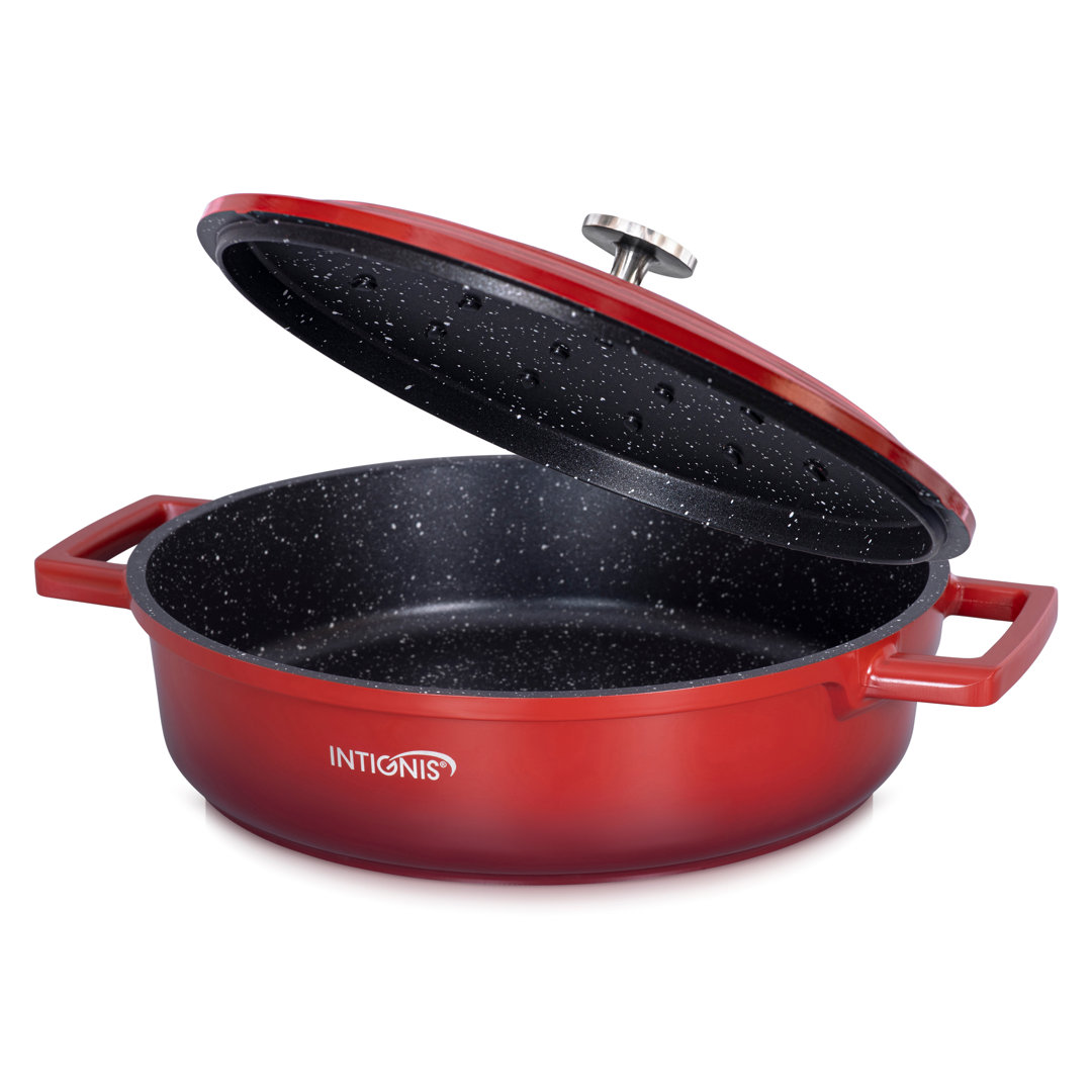 INTIGNIS 4,6 L Schmortopf aus Aluminium mit Deckel