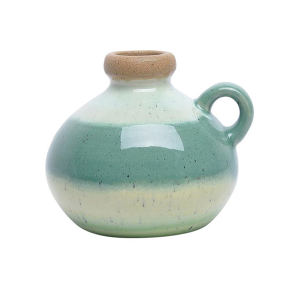 Bungalow Rose Stylish Decorative Ceramic Handled Storage Jar Wayfair