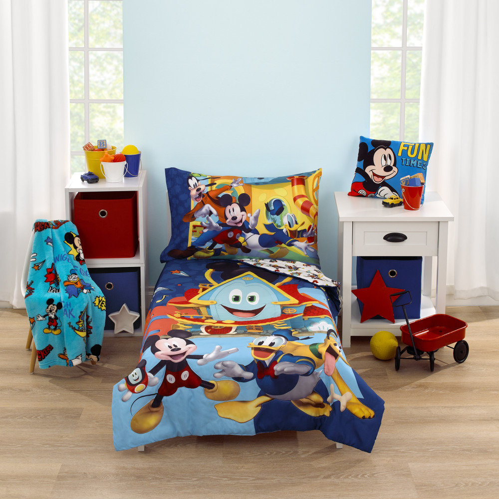 Disney Mickey Mouse Funhouse Crew 4 Piece Toddler Bed Set Wayfair