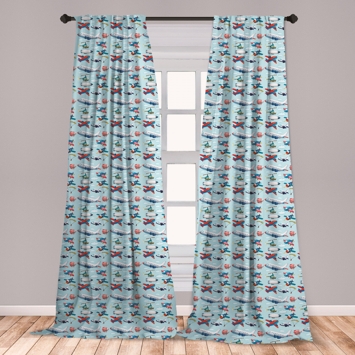 East Urban Home Ambesonne Airplane Curtains