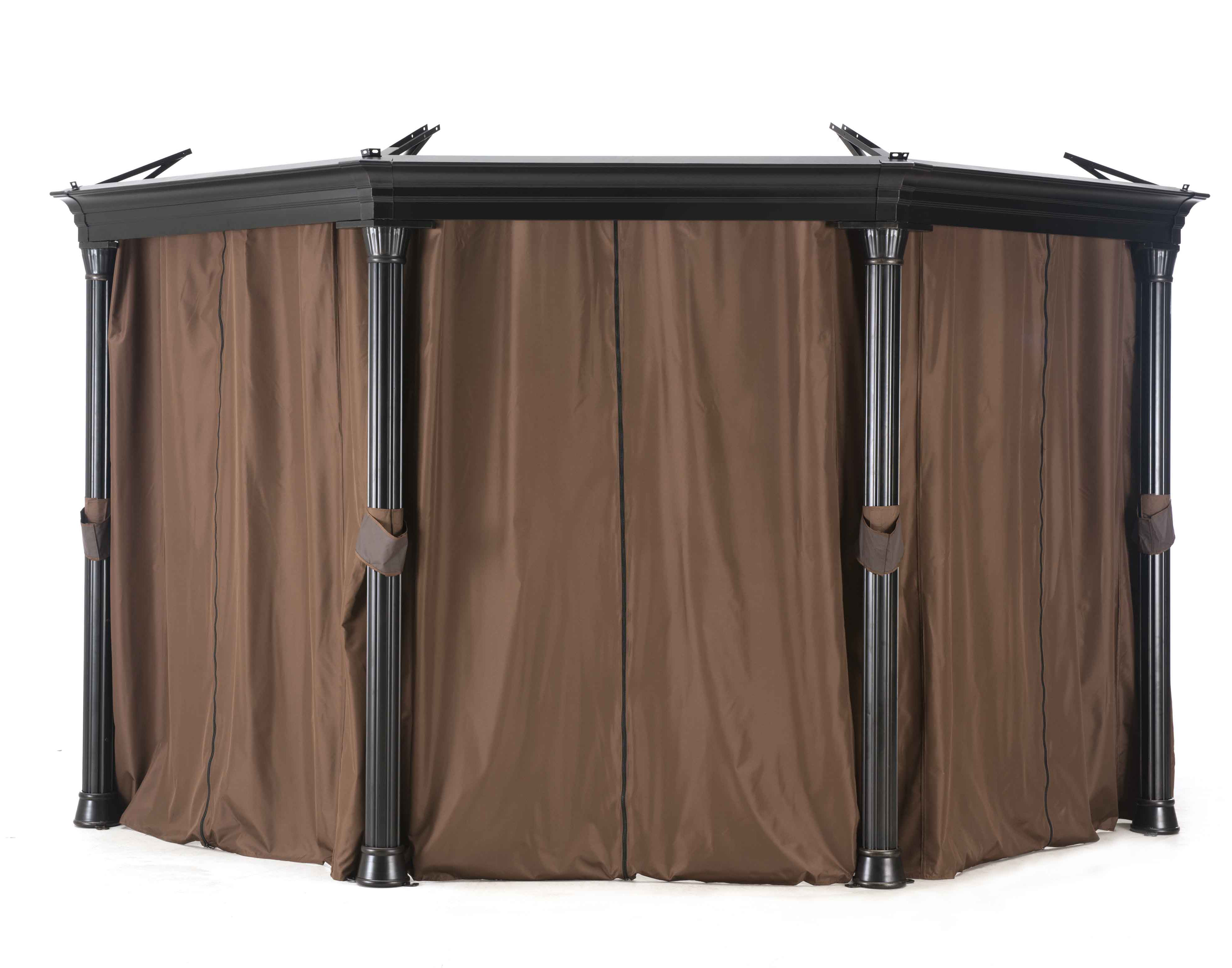 Sunjoy Universal Curtain For Octagonal Gazebo Reviews Wayfair
