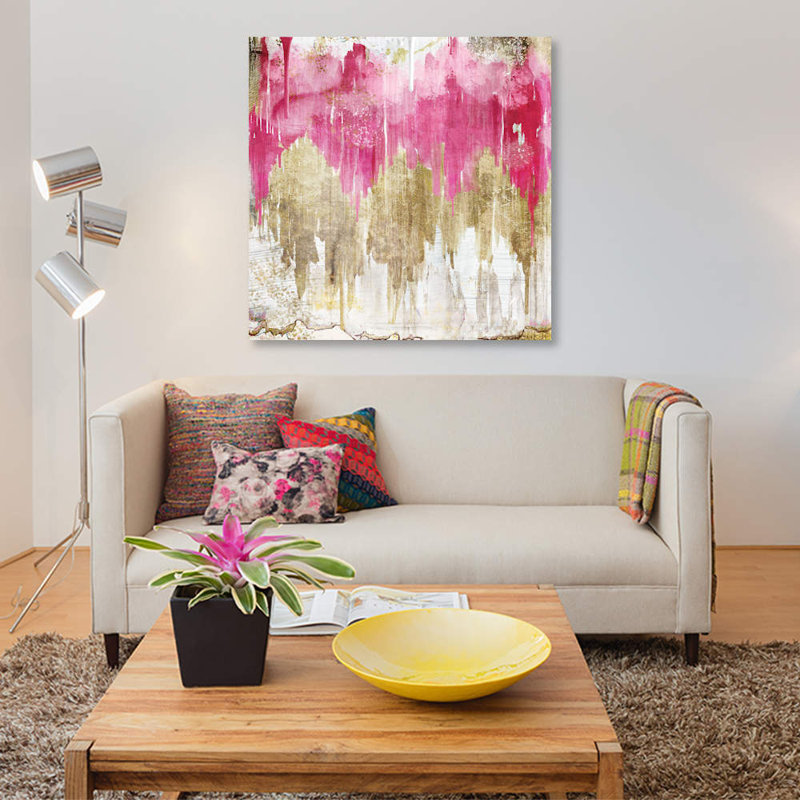 East Urban Home Opulence Rose Graphic Art Print On Wrapped Canvas Wayfair