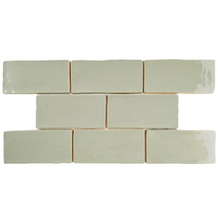 Sage Green Subway Tile Wayfair Tivoli 3 X 6 Ceramic Subway Tile In Sage Green