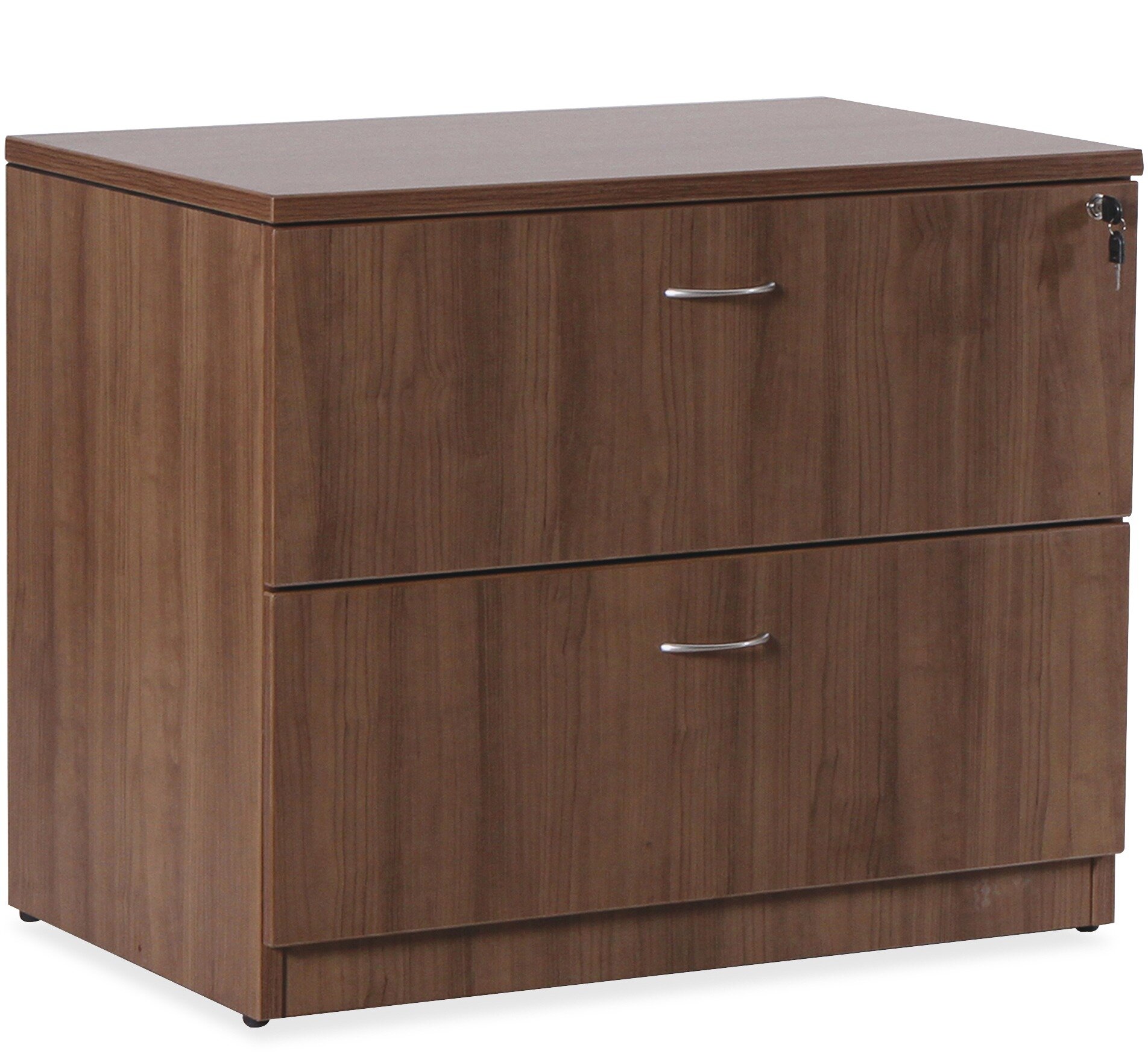 Lorell Essentials Series Laminate 2 Drawer Lateral Filing Cabinet