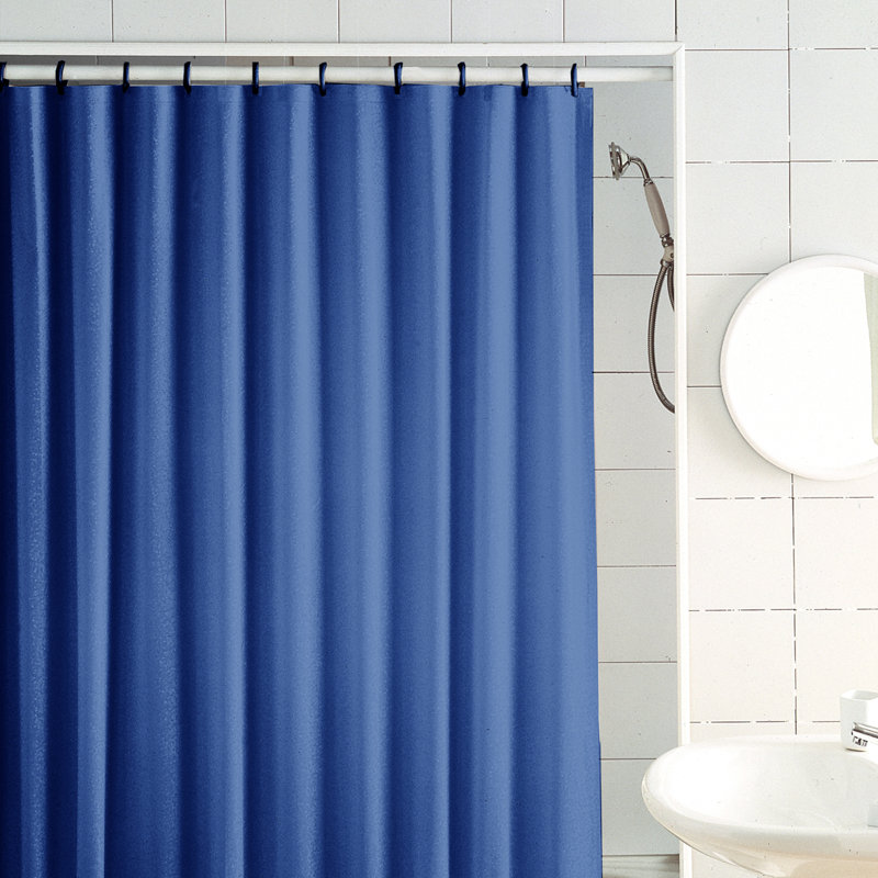 royal blue shower curtain