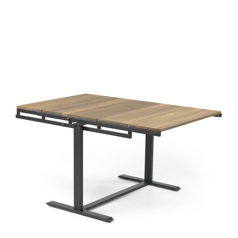 dark wood folding table