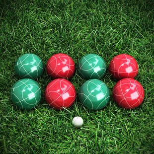 PALLINO MADE IN ITALY BALL-OFFICIAL SOLID WOOD TARGET BOCCE  BALL RED 