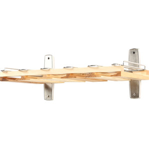 Wine & Stemware 5 Bottle Wall Mounted Wine Rack by J.K. Adams