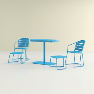 oval bistro set