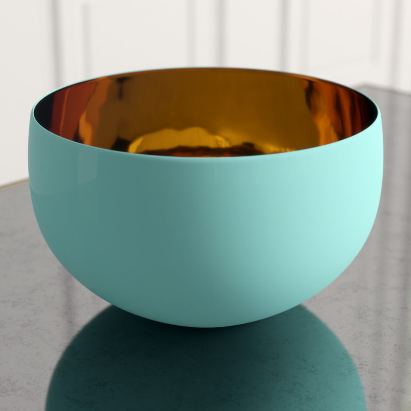Cyan Design Ceramic Decorative Bowl In Gold Light Blue Perigold With our decorative bowls, you'll certainly feel like a winner. perigold