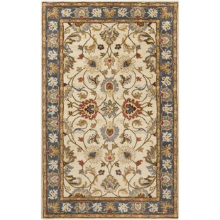 8 X 10 Area Rugs Birch Lane Aaron Hand Tufted Wool Yellow Brown Area Rug