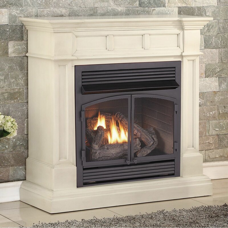 Duluth Forge Vent Free Freestanding Natural Gas Propane Fireplace