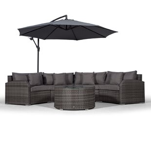 Woody 4 Seater Rattan Conversation Set By Sol 72 Outdoor