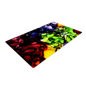 Claire Day Teacher's Pet Red/Green Area Rug