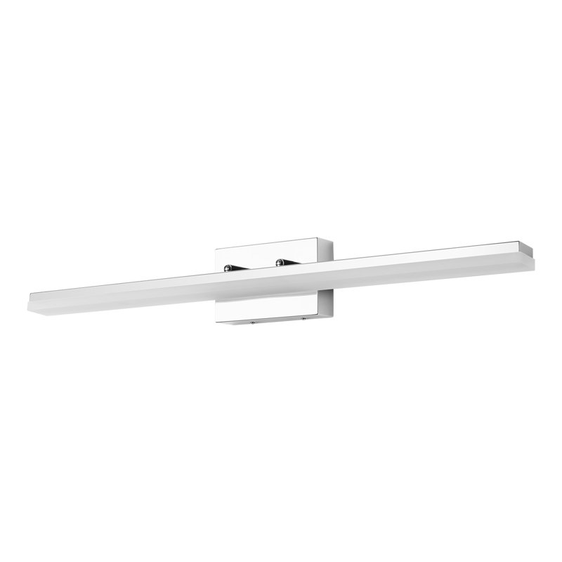 36'' Alfonza 1-Light Dimmable LED 36W Bath Bar Color Temperature: Cold White 5000K, Finish: Brushed Nickel