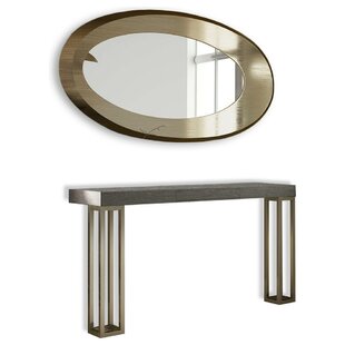 Saybrook Solid Wood Console Table And Mirror Set By Brayden Studio