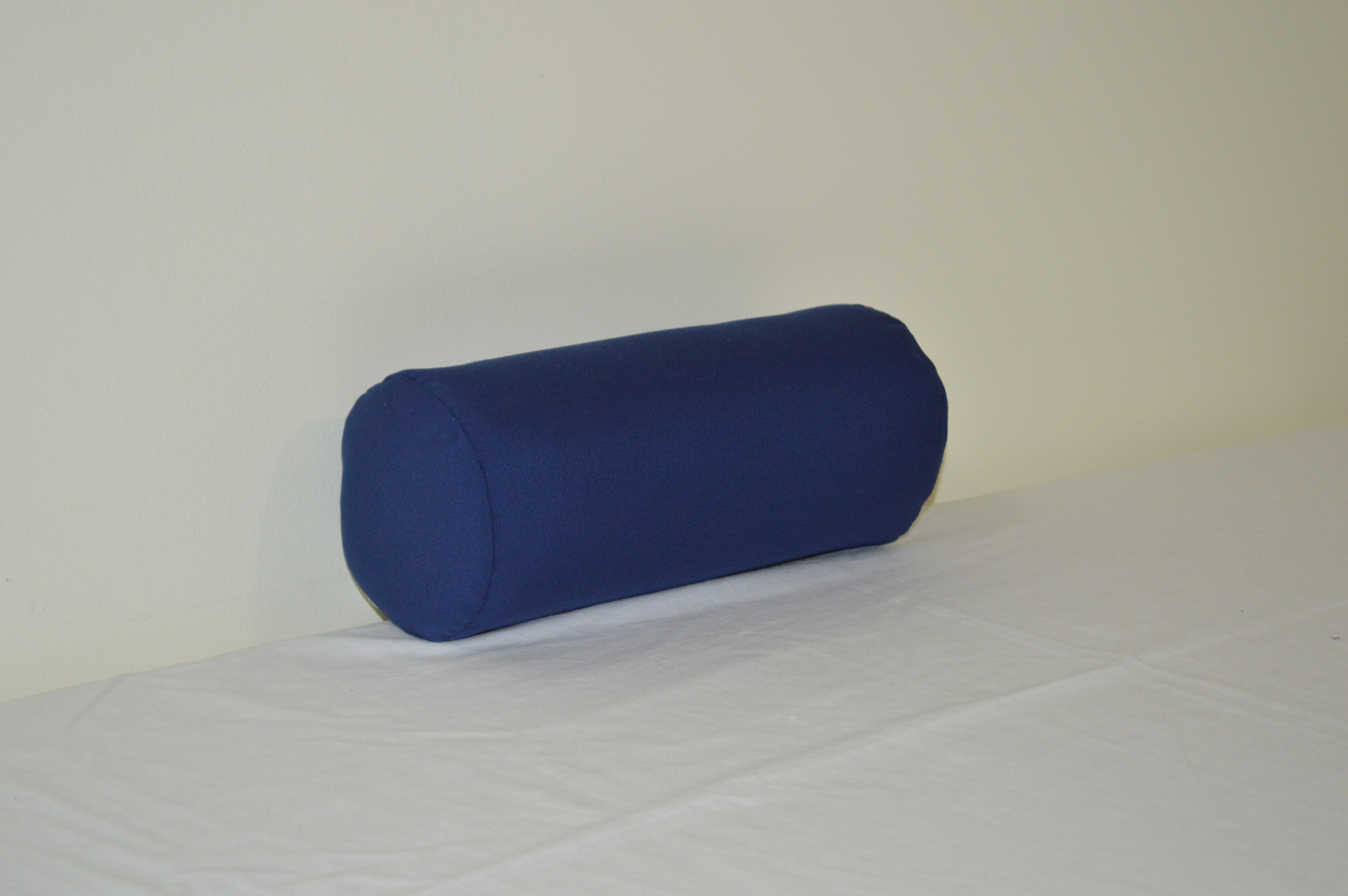blue bolster pillow