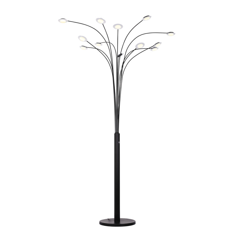 Orren Ellis Brinkerhoff 84" LED Tree Floor Lamp & Reviews ...