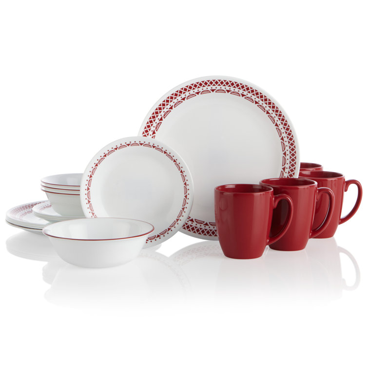Corelle Cordoba 16 Piece Dinnerware Set Service For 4 Reviews Wayfair