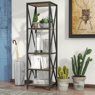 Go to store & view more images Augustus X-Frame Etagere Bookcase by Trent Austin Design