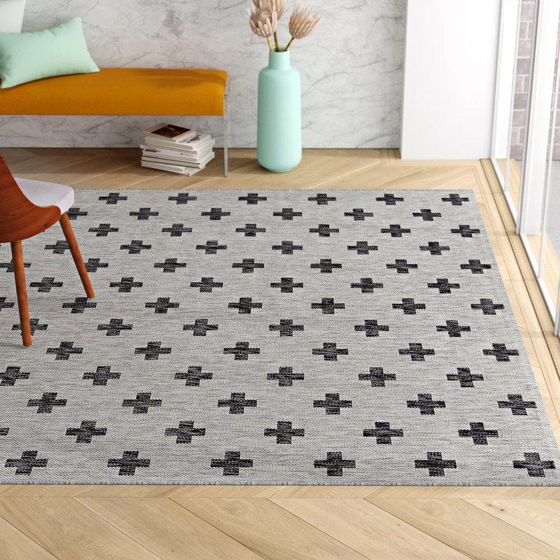 Umbria Gray Indoor Outdoor Area Rug Reviews Allmodern