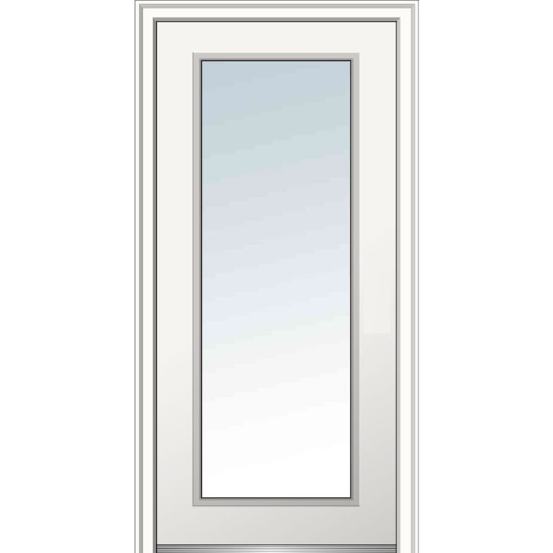 Verona Home Design Clear Gl Primed Steel Prehung Front Entry Door Clear Gl Primed Steel Prehung Front Entry Door