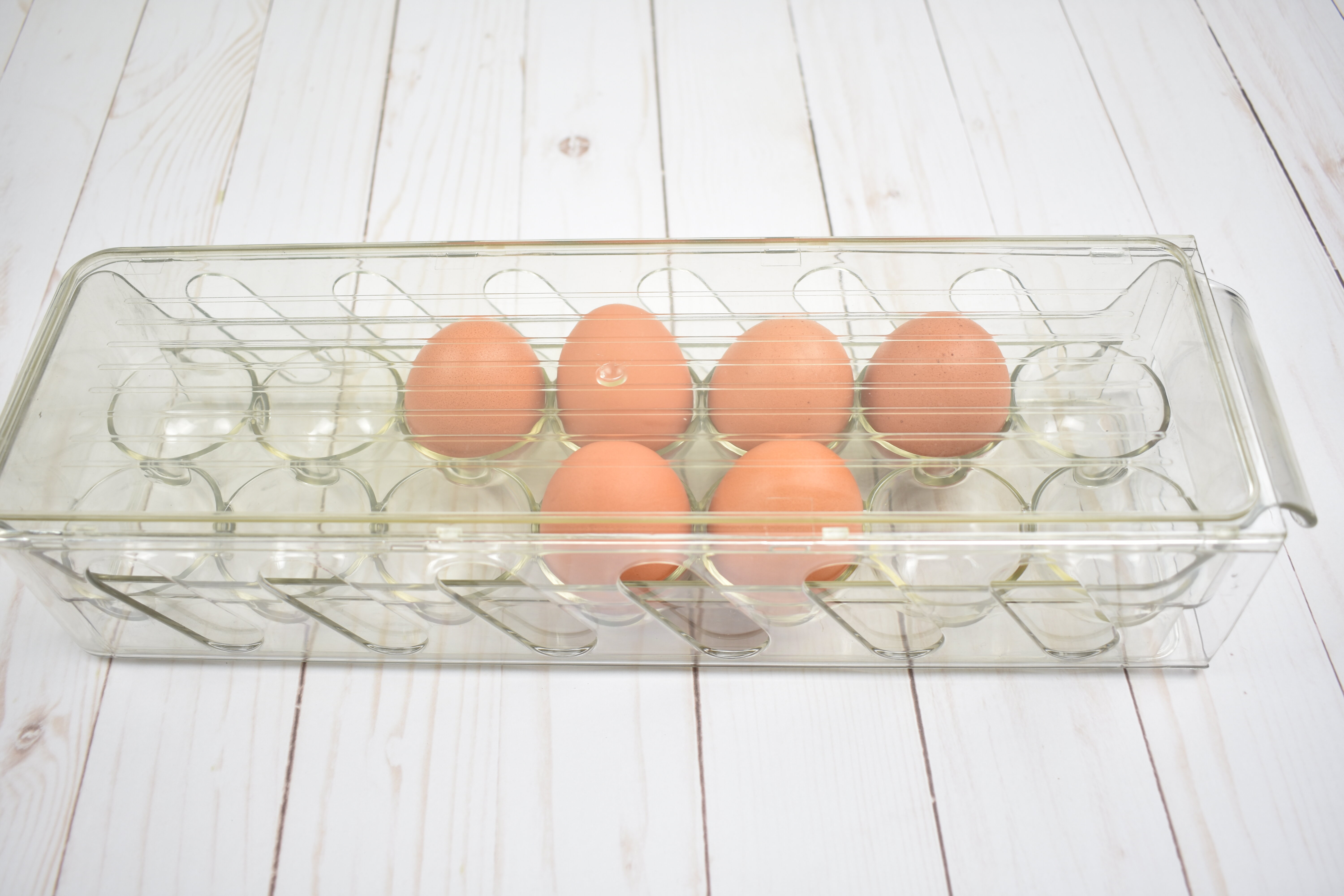 15 Egg Holder Refrigerator Container Kitchen Storage Egg Freshness Foldable J4B4 