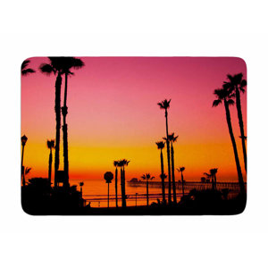 Pacific Dream by Juan Polo Memory Foam Bath Mat