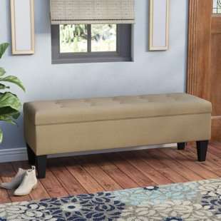 Go to store & view more images Three Posts Tusarora Fabric Storage Bench