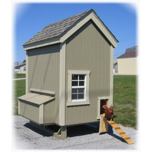 Digger Colonial Gable Chicken House with Ramp and Nesting Box