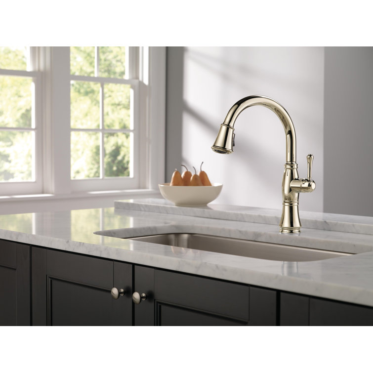 delta pull down faucet