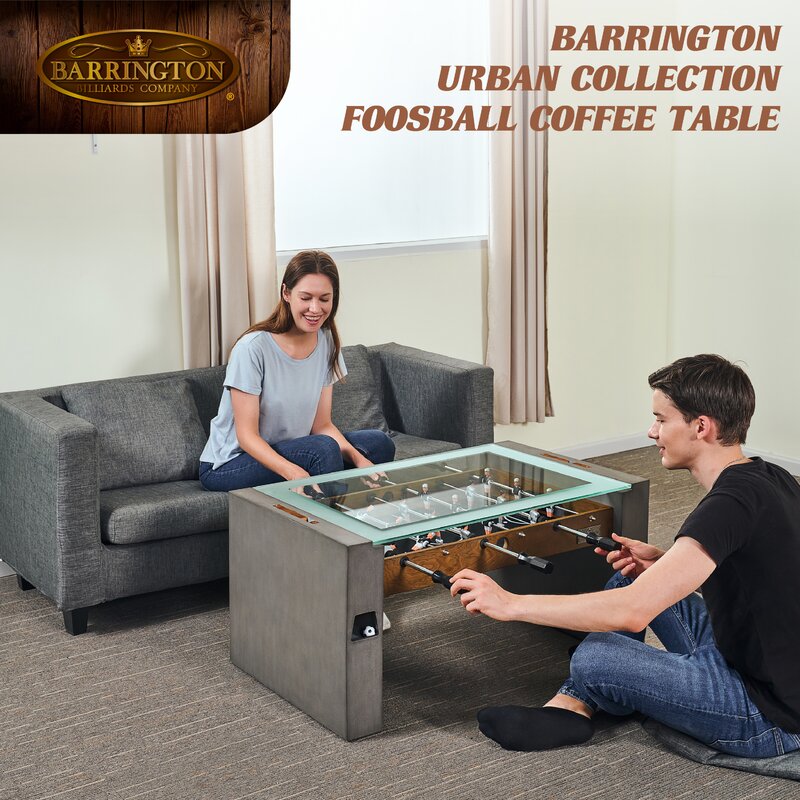 Barrington Billiards Company Barrington Urban Collection Foosball Coffee Table Reviews Wayfair Ca
