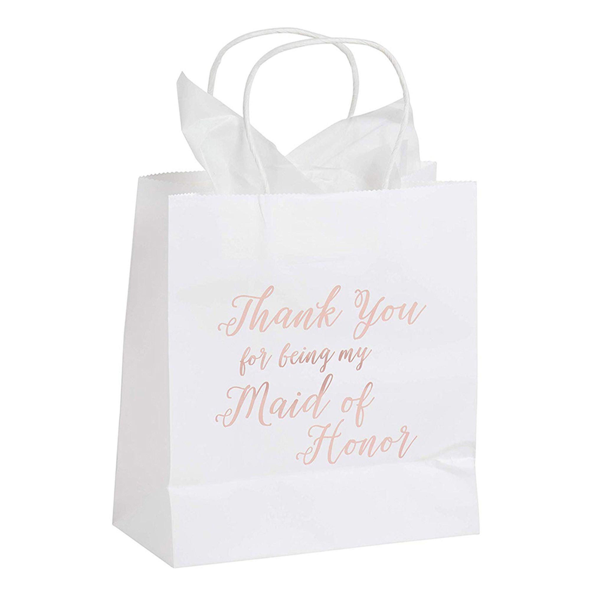Wedding Gift Bags /& Wrap Set White Gift bag