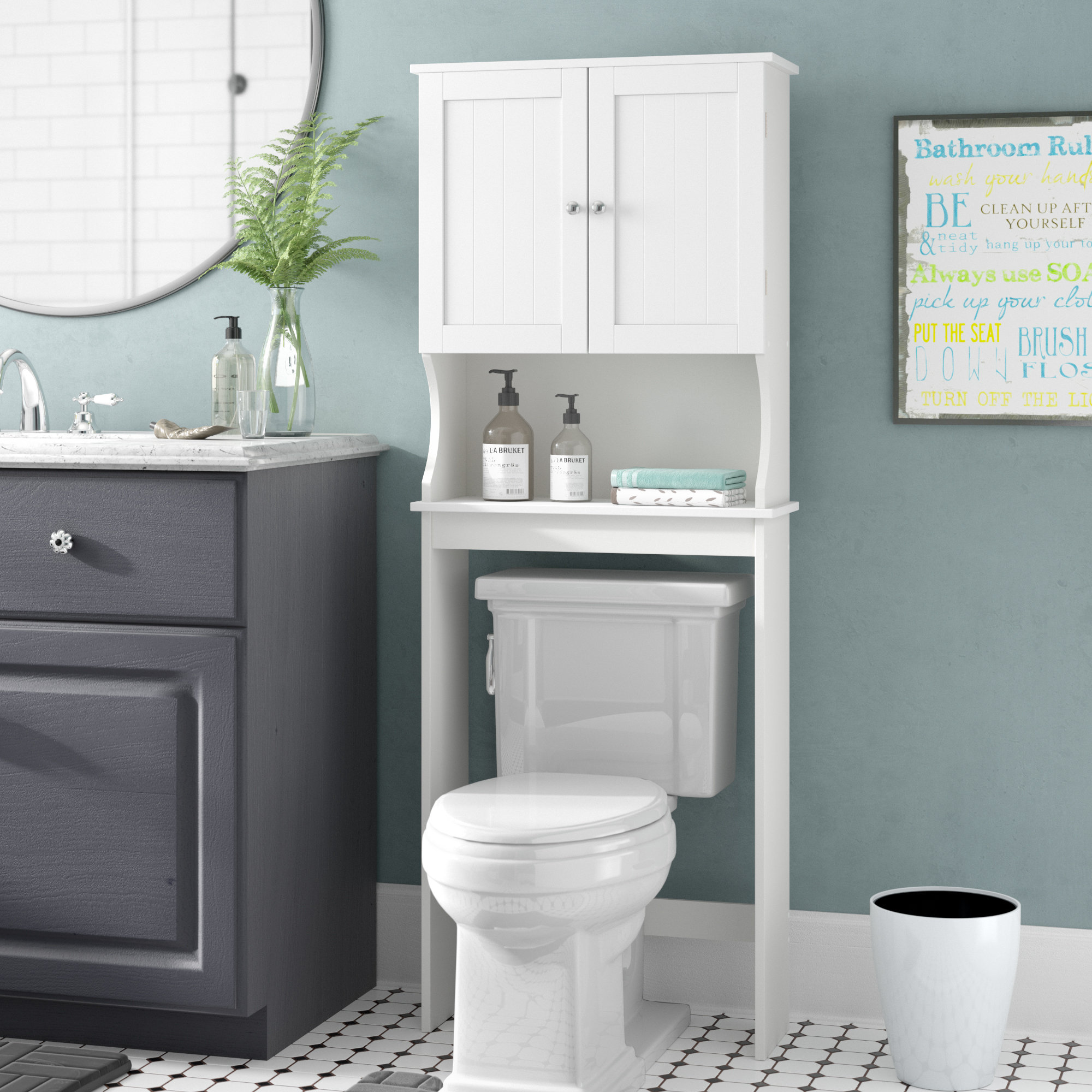 Over The Toilet Storage Milledgeville Bathroom E Saver Over The Toilet Storage Milledgeville