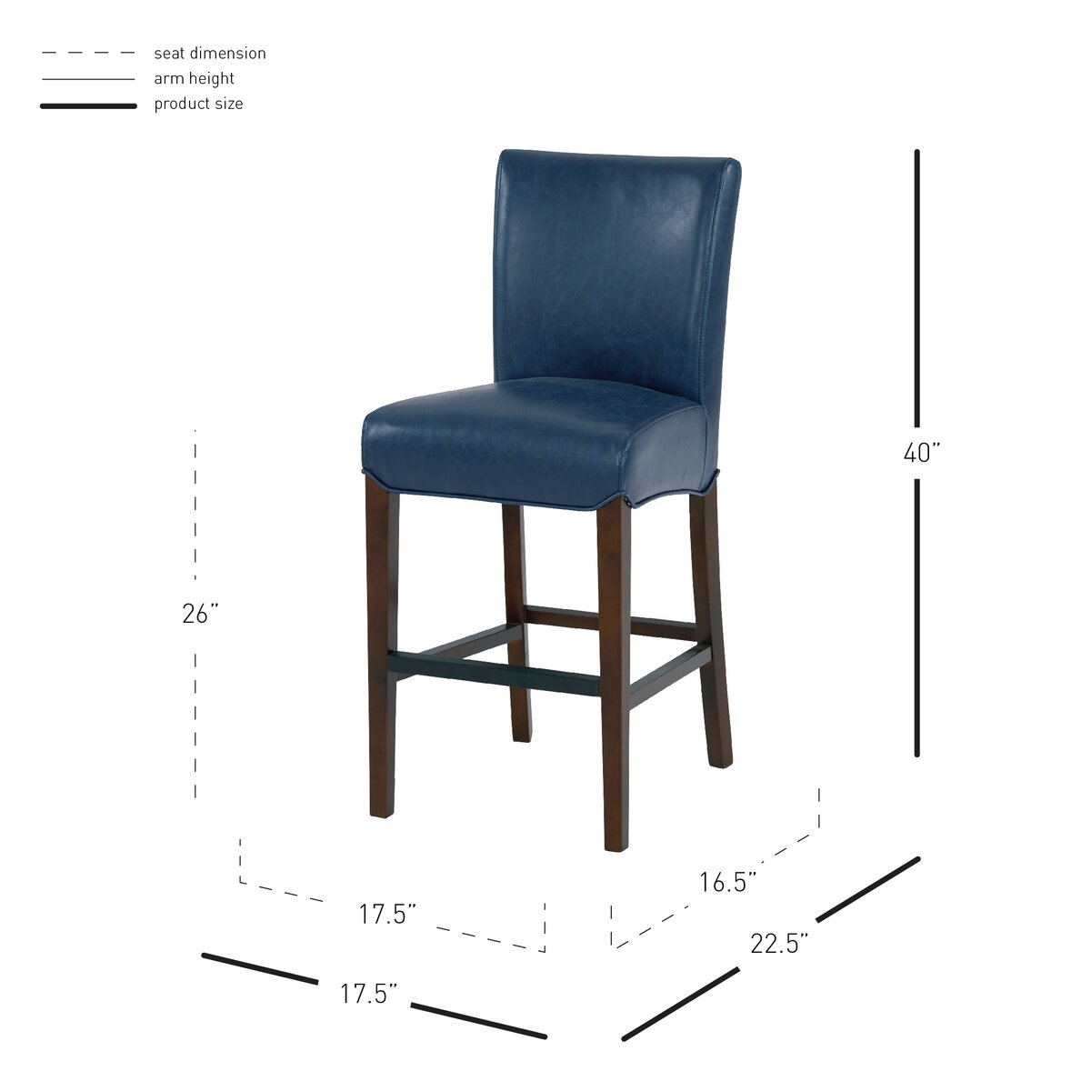 Three Posts™ Zyaire Counter & Bar Stool & Reviews | Wayfair