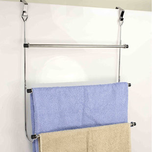 Behind Door Towel Rack Wayfair 3 Tier Over The Door Towel Rack