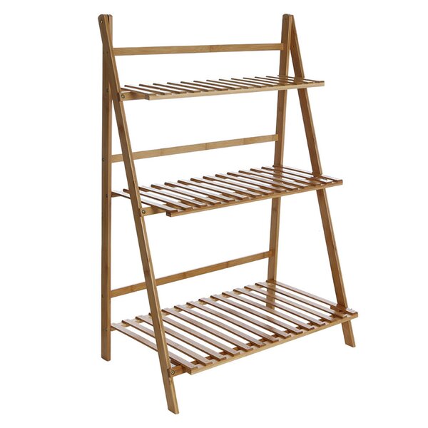 Arlmont & Co. 3-Tier Bamboo Plant Stand | Wayfair.ca