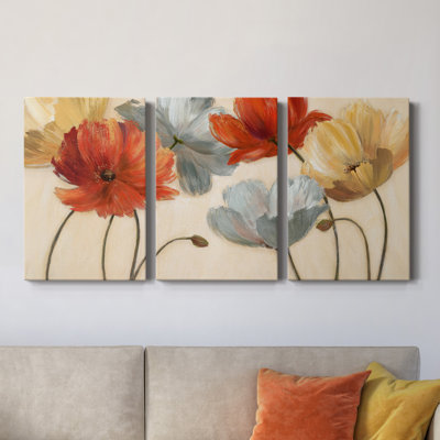 Poppy Palette Revisited- Premium Gallery Wrapped Canvas - Ready To Hang INCOMPLETE 