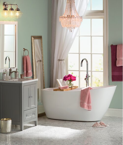 50 Pink Bathroom Design Ideas Wayfair