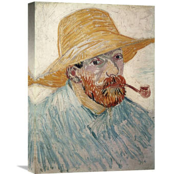 Global Gallery Self Portrait 1888 By Vincent Van Gogh Painting