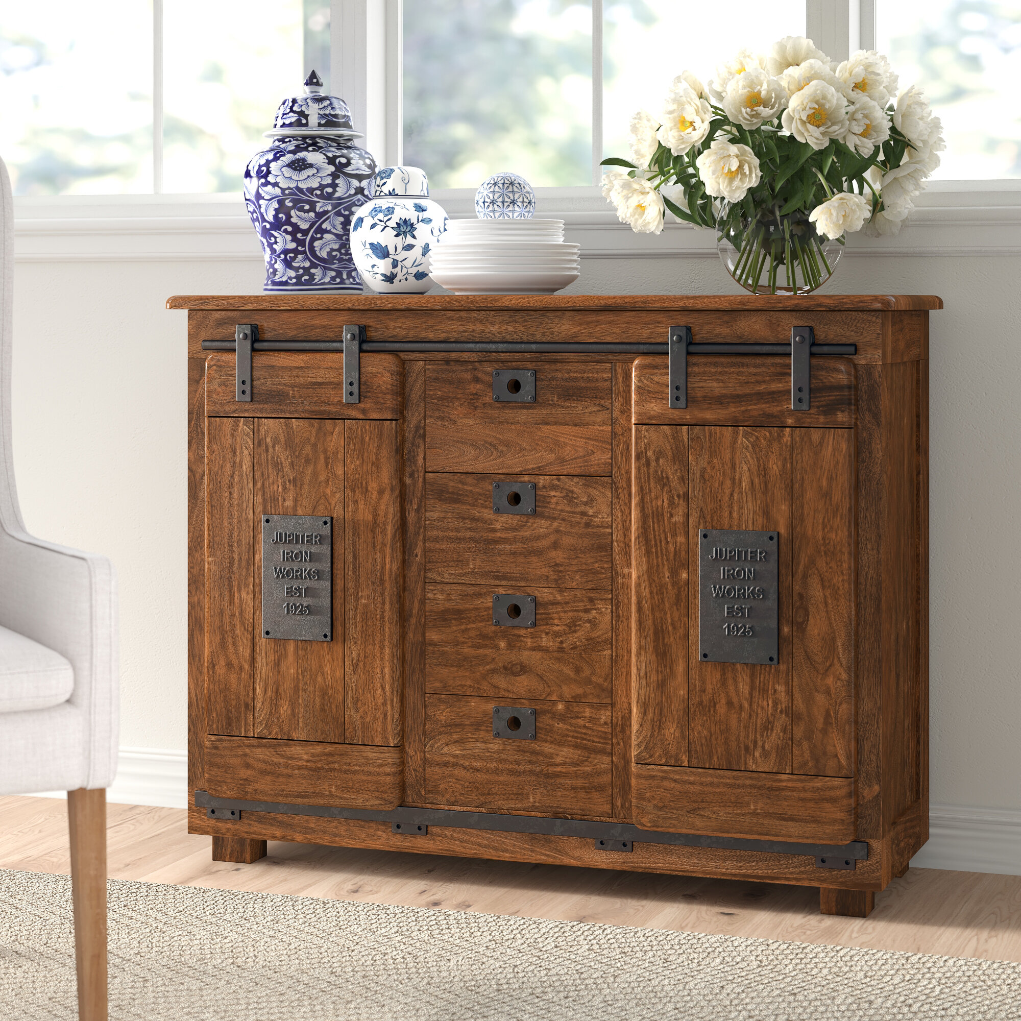 Williston Forge Guglielmo 2 Door 4 Drawer Sideboard Reviews