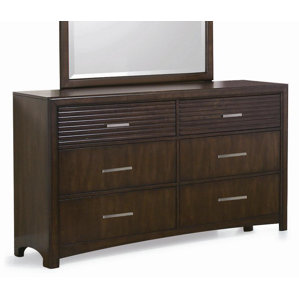 Edison 6 Drawer Dresser by New Spec Inc