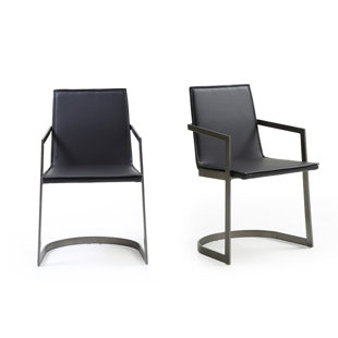 Camron Modern Upholstered Arm Chair (Set Of 2) by Orren Ellis Bargain