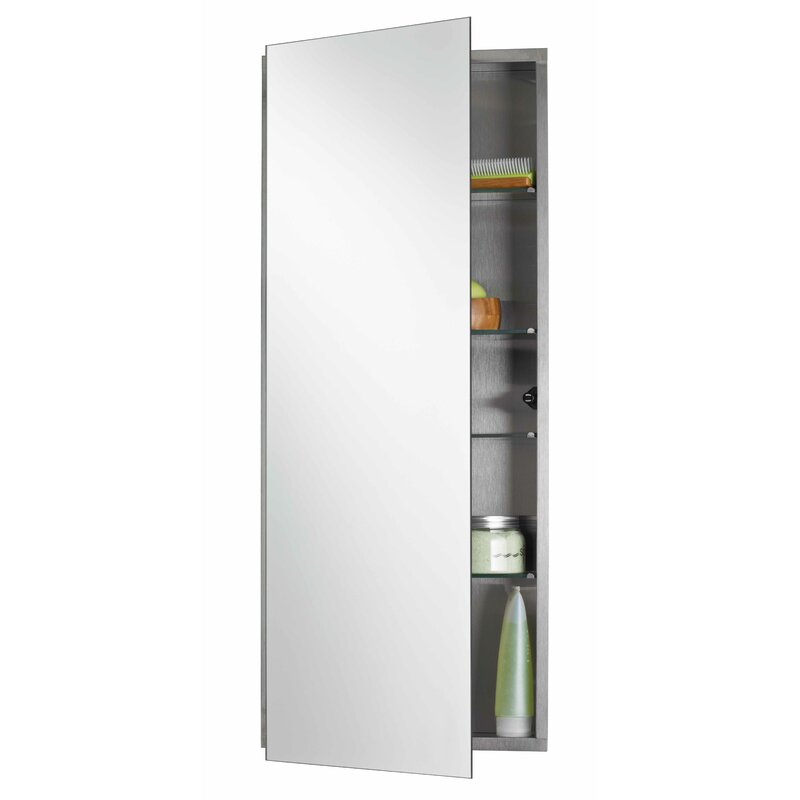 Rebrilliant Jermaine 15 X 36 Recessed Medicine Cabinet Reviews Wayfair