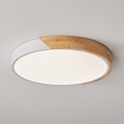 Luling Simply Design Energy-Saving Circle LED Dimmable Flush Mount Ceiling Light Fixture