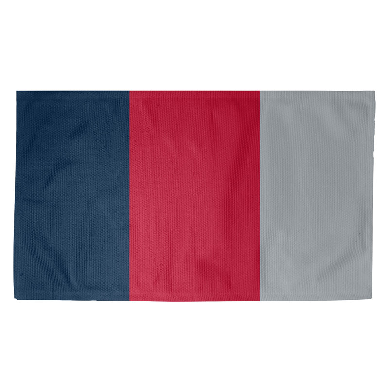 East Urban Home New England Football Blue Red Gray Area Rug Wayfair