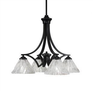 Go to store & view more images Couto 4-Light Shaded Chandelier by Red Barrel Studio